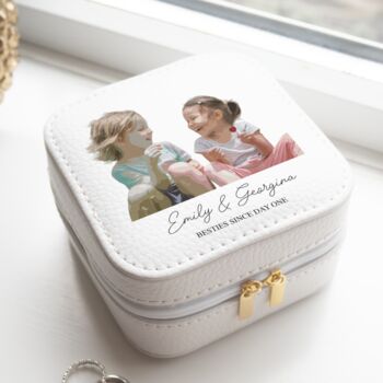 Personalised Best Friend Photo Keepsake Jewellery Box, 6 of 6