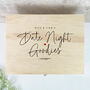 Personalised Couples Date Night Treat Box Five Sizes, thumbnail 10 of 11