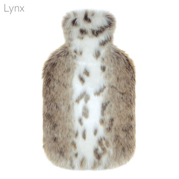 Faux Fur Hot Water Bottle. Available In Two Sizes, 7 of 10