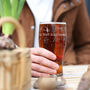Personalised 'All That Gardening' Pint Glass, thumbnail 2 of 8
