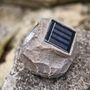 Set Of Four Solar Outdoor Rock Lights, thumbnail 4 of 5