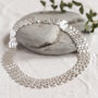 Silver Plated Chain Statement Necklace, thumbnail 3 of 10