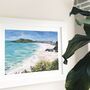 St Ives Cornwall Upcycled Paper Collage Print, thumbnail 3 of 7