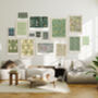 William Morris Green Flower Art Print, thumbnail 4 of 4