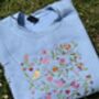 Spring Summer Birds Embroidered Sweatshirt, thumbnail 2 of 6