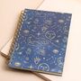 Blue Starry Night Lined Notebook, thumbnail 2 of 5