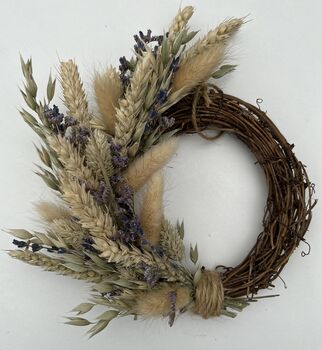 Mini Dried Flower Natural Wreath, 4 of 5