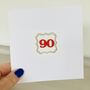 90th Handmade Card, thumbnail 2 of 3