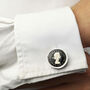 Personalised 60th Birthday Enamelled Sixpence Cufflinks, thumbnail 8 of 11