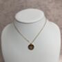 Gold Plated Evil Eye Pendant Necklace, thumbnail 1 of 4