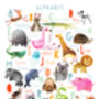 Animal Alphabet Print, thumbnail 6 of 9