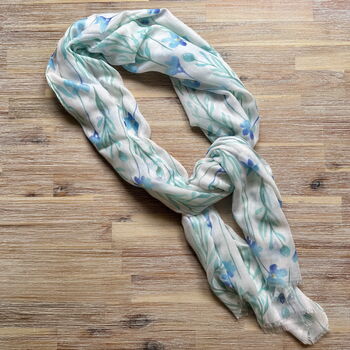 Forget Me Not Scarf, 2 of 5