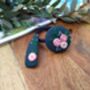 Set Of Two Hand Embroidered Hair Button And Hair Clip, thumbnail 8 of 10