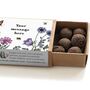 25 Personalised Wildflower Seed Ball Seed Gifts, thumbnail 2 of 10