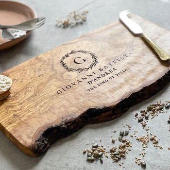 Personalised Olive Wood Cutting Board, 2 of 11