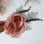 Large Peony Buttonhole Or Corsage, thumbnail 1 of 4