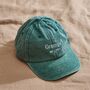 Personalised Family Vintage Cap Bottle Green, thumbnail 1 of 3