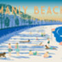 Manly Beach Retro Art Print, thumbnail 4 of 4
