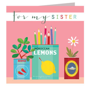 For My Sister Card, 2 of 4
