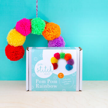Pom Pom Rainbow Kit By Pom Stitch Tassel