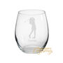 Personalised Female Golf Lady Golfer Sport Engraved Glass, thumbnail 1 of 2