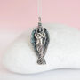 Guardian Angel Necklace In Sterling Silver, thumbnail 2 of 8