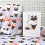 'Christmas Furry' Cat Eco Friendly Christmas Card, thumbnail 7 of 7