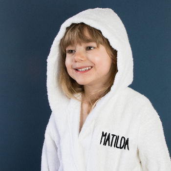 Personalised Super Soft Dressing Gown, 2 of 4
