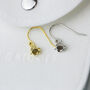 Sterling Silver Lilly Of The Valley Dangle Earrings, thumbnail 7 of 8