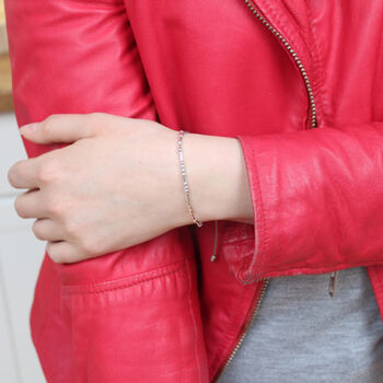 Fuck Cancer Morse Code Bracelet, 5 of 7