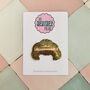 Croissant Glitter Resin Large Hair Clip / Pastry Baker Gift For Her / Novelty Food Statement Hair Slide / French Bakery Barrette, thumbnail 6 of 6