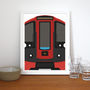 Personalised London Tube Train Art Print, thumbnail 1 of 6