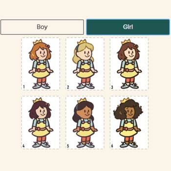 Personalised Sticker Book Create Your Character, 8 of 8