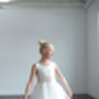 A Pure Silk Or Satin Flower Girl Dress, thumbnail 4 of 4
