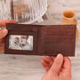 Personalised Mens Leather Wallet And Photo Keepsake, thumbnail 4 of 6