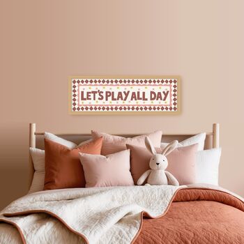 Let's Play All Day Framed Print, 5 of 9