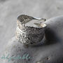 Sterling Silver Leaf Furl Ring, thumbnail 3 of 5