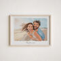 Engagement Gift Custom Couple Portrait Painting Hand Drawn From Photo, thumbnail 8 of 12