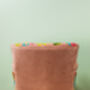 Soft Pink Embroidered Bloomberg Velvet Armchair, thumbnail 5 of 7