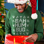 Bah Humbug Men's Anti Christmas Jumper Sweatshirt, thumbnail 1 of 9