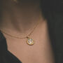 Asta Zodiac Necklace Mother Of Pearl 18 K Gold Plated, thumbnail 8 of 12
