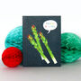 Mini Asparagus Greetings Card, thumbnail 4 of 4