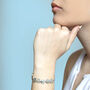 Organic Nugget Sterling Silver Bracelet, thumbnail 8 of 12