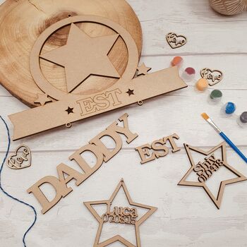 Daddy Established Personalised Craft Kit, 2 of 2