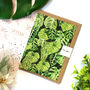 Green Jungle Plant Leaf Card, thumbnail 2 of 9