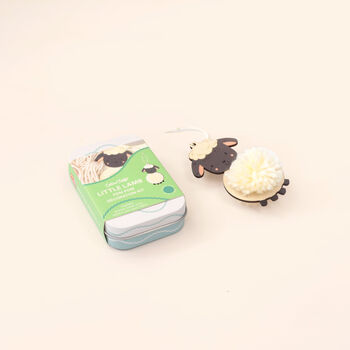 Make Your Own Pom Pom Little Lamb Decoration Kit, 6 of 6