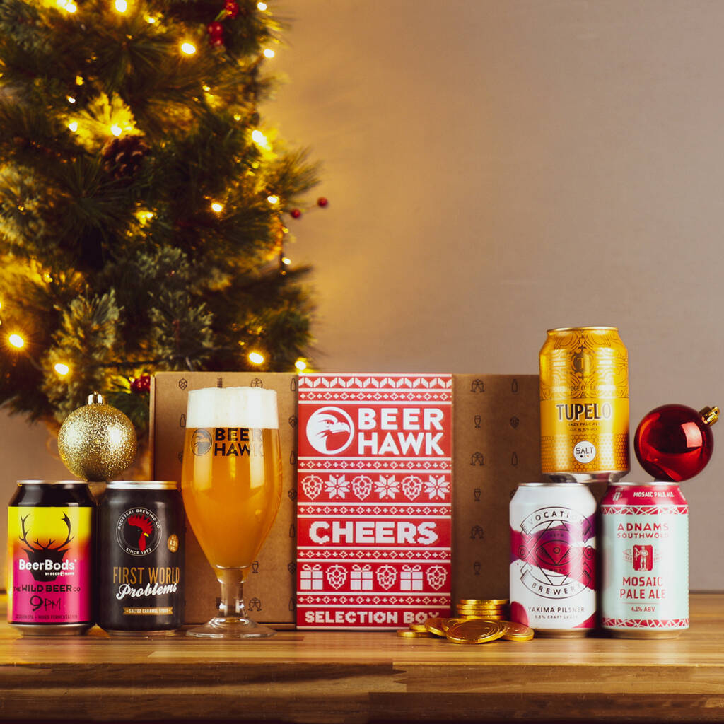 Craft Beer Christmas Selection Box Gift Set Hamper By Beer Hawk | notonthehighstreet.com