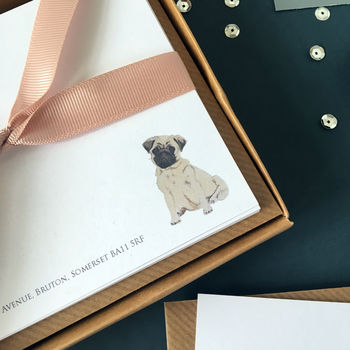 Personalised Pug Dog Notecards, 2 of 5