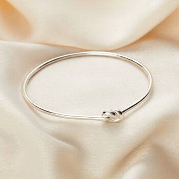 Personalised Tie The Knot Bangle, 2 of 4