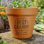 Personalised Plant Pot Gift World’s Best, thumbnail 4 of 7